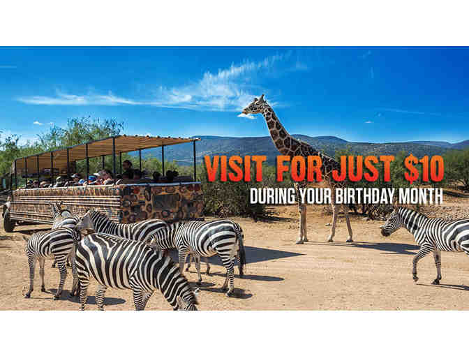 Enjoy 4 VIP Out of Africa Tickets, 4.8 star reviews.