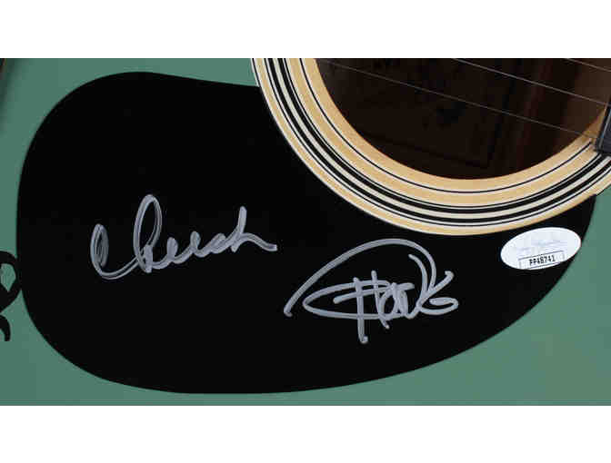 Cheech Marin & Tommy Chong Signed 'Cheech & Chong' 40' Custom Painted Acoustic Guitar