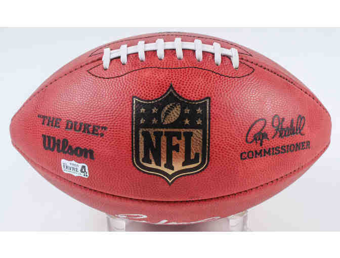 Enjoy Brett Favre Signed Official NFL 'The Duke' Game Ball Football (Radtke COA)