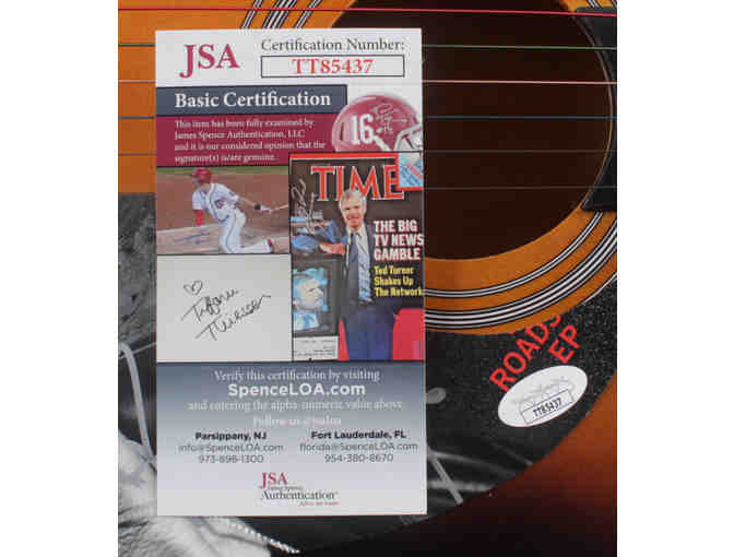 Enjoy Custom Billy Idol Signed 39' Acoustic Guitar with COA!