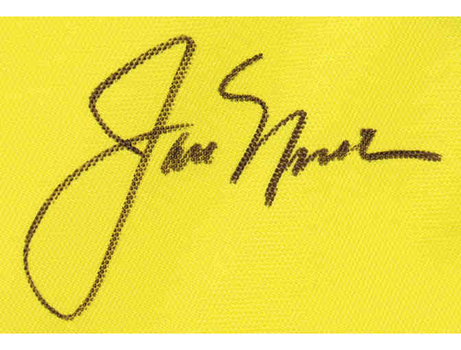 Enjoy Jack Nicklaus Signed 2018 Masters Flag (JSA) RARE ITEM