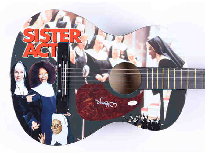 Enjoy Whoopi Goldberg Signed 'Sister Act' 40' Acoustic Guitar (JSA Hologram)