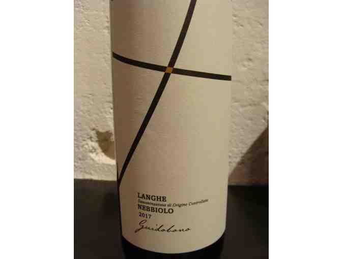 Two Bottles of Wine and Thou! Wine Basket with subtle Italian Red and superb French White