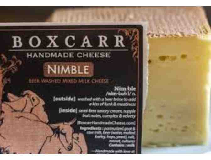 OMG!  Boxcarr Handmade Cheese!  $20 Gift Certificate #1-use at Durham Farmers' Market!