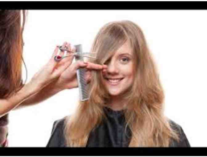 A Little Mother's Day Gift Bag! Pink Velvet zipper bag w/hair & nail salon cards & other