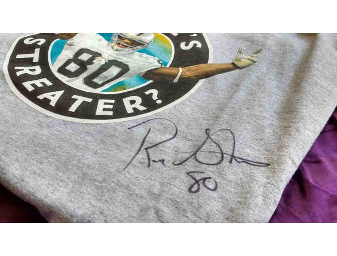 Autographed #80 Rod Streater T-Shirt (SF 49ers/Oakland Raiders)