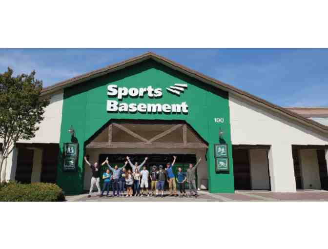 $25 to Sports Basement (Any Location)
