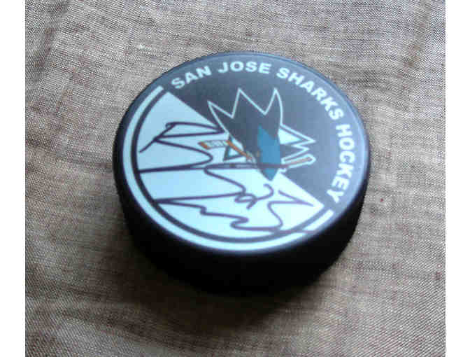 Autographed Barclay Goodrow (San Jose Sharks) Puck