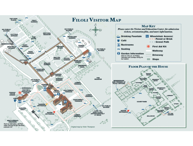 4 Passes to Filoli Historic House and Garden