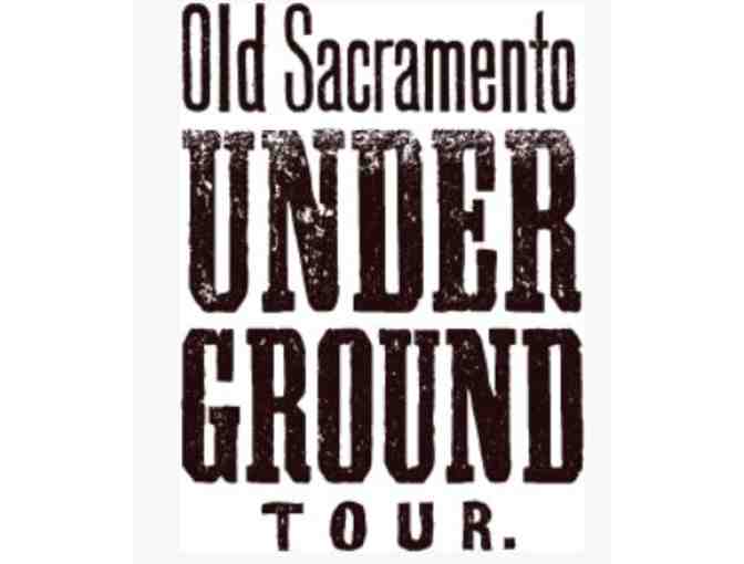 2 Old Sacramento Underground Tour Tickets