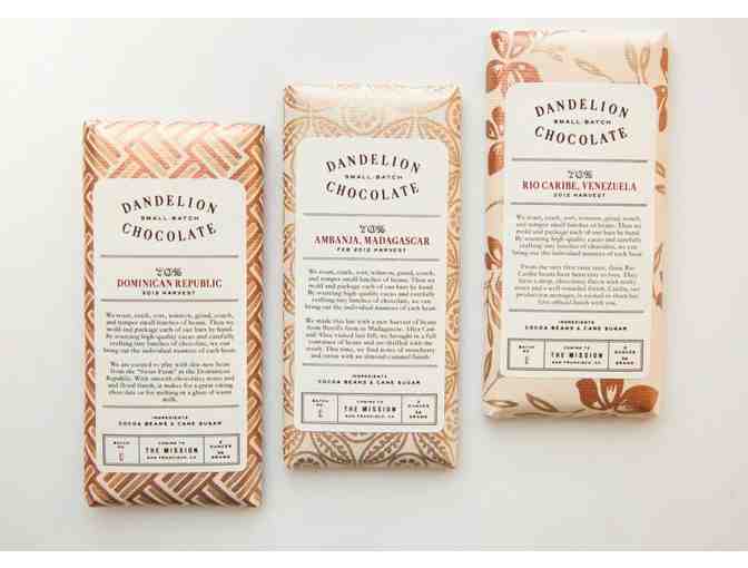 Tasting Set of 3 Chocolate Bars and 2 Hot Chocolate Gift Cards