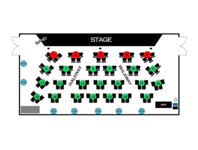 2 Main Floor Tickets to a Circus Center Cabaret Show