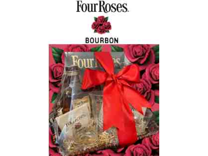 Four Roses Bourbon Basket