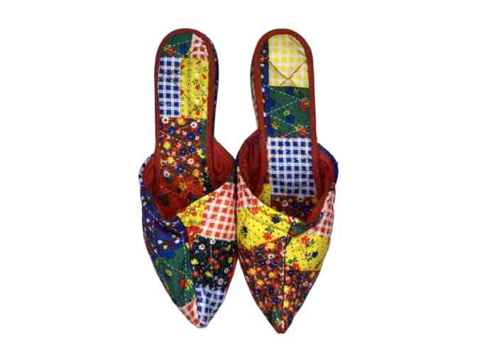 Amy Sedaris Vintage Quilted Patchwork Slippers