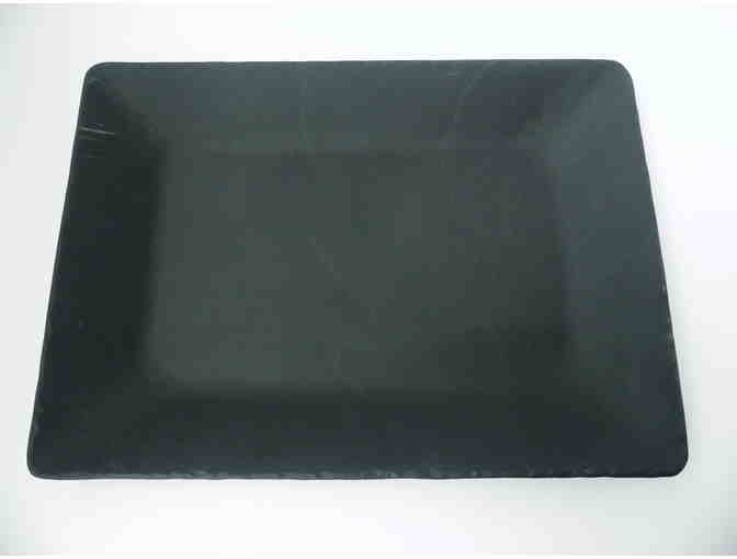 3 Rectangular plates, Matt slate style from REVOL