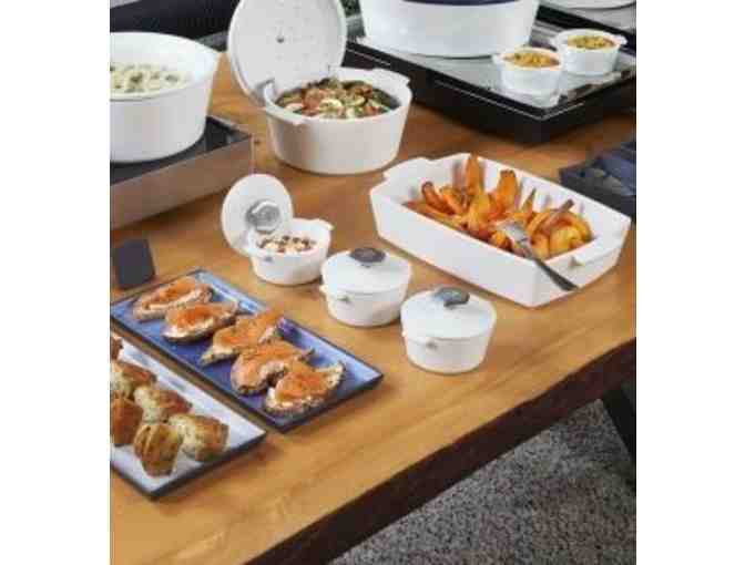 2 round ceramic casserole dishes REVOL