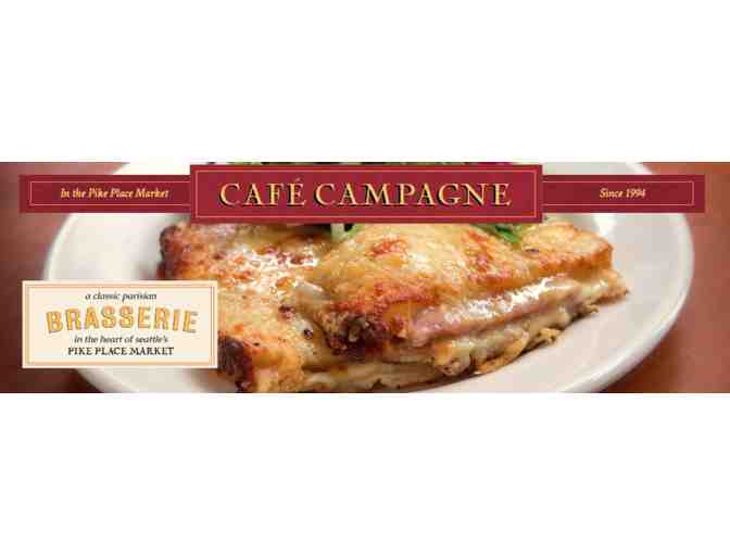 Cafe Campagne - $100 Gift Certificate