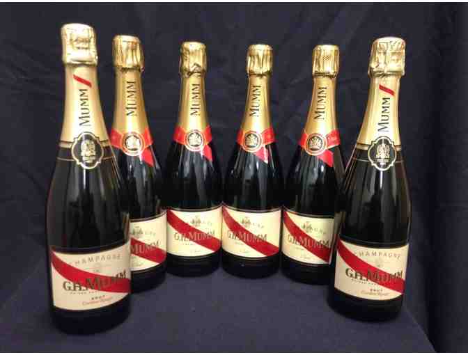 Eiffel Tower of Mumm Champagne - Six Bottles!