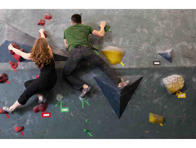 Four Day Passes and Rental Climbing Shoes  at the Seattle Bouldering Project