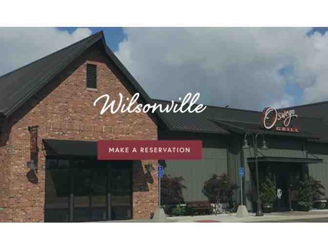 Oswego Grill Gift Card - $40