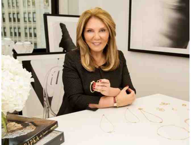 Judith Ripka Sterling Silver Collection Necklace and Earrings (Two Pair)