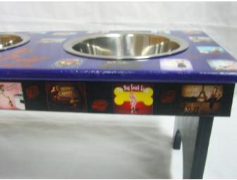 Large Dog Feeding Stand by Alisha McGraw