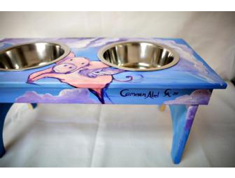 Large Dog Feeding Stand by Cameron Abel