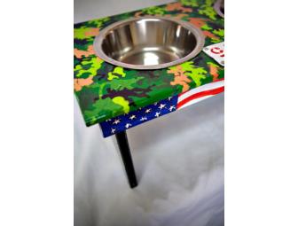 Large Dog Feeding Station by Bill Kaye