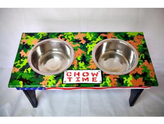 Large Dog Feeding Station by Bill Kaye