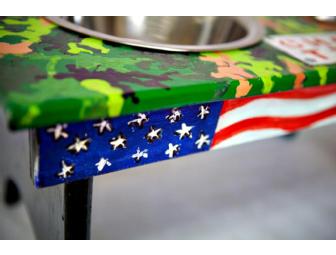 Large Dog Feeding Station by Bill Kaye