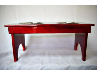 Large Dog Feeding Station by Mary Connor