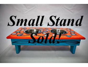 Small Dog or Cat Feeding Station by Gloria Muriel