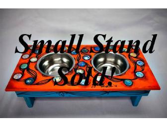 Small Dog or Cat Feeding Station by Gloria Muriel