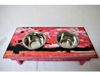 Small dog or cat feeding station by Michael Atella