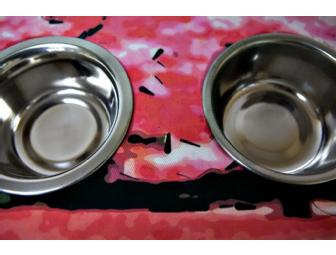 Small dog or cat feeding station by Michael Atella