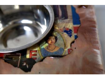 Small Dog or Cat Feeding Station by Melanie Naylor