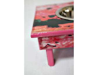 Small dog or cat feeding station by Michael Atella