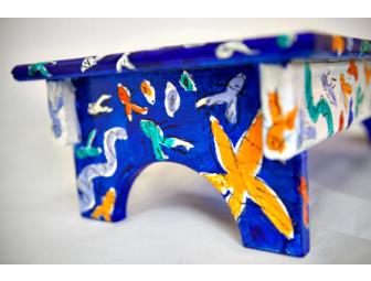 Small Dog or Cat Feeding Station by Sally Samins