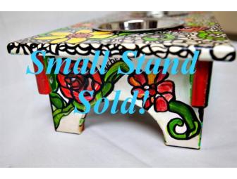 Small Dog or Cat Feeding Stand by Michelle Gonzalez