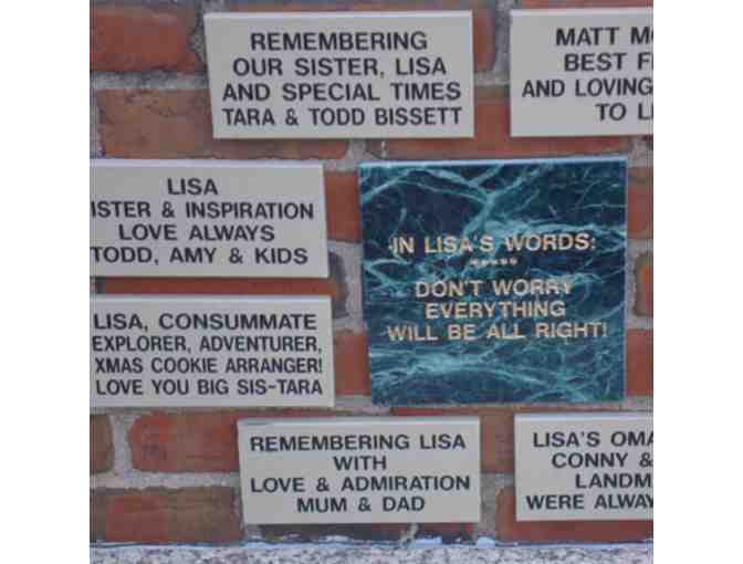 Place a Personalized Brick in Boston's Garden of Hope