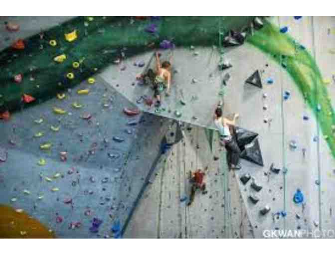 A Day of Climbing for Two at Central Rock Gym
