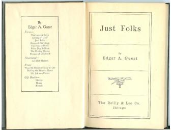 1st Edition Edgar A. Guest Poetry (3)