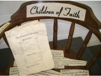 5th/6th Grade - Class of 2018/1017 'Children of Faith' Chair