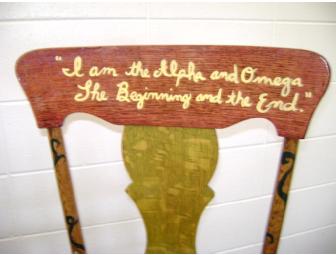 12th Grade - Class of 2011 'Alpha & Omega' Chair