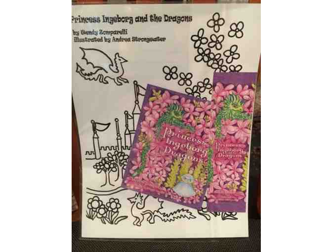 Princess Ingeborg and the Dragons Hardcover Book & Signed Print