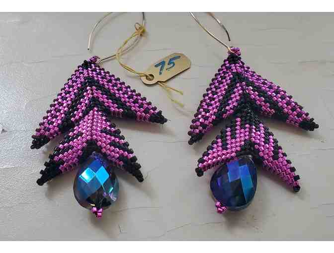 Handmade Delica and Seed Bead Earrings by Davala Designs - Photo 1