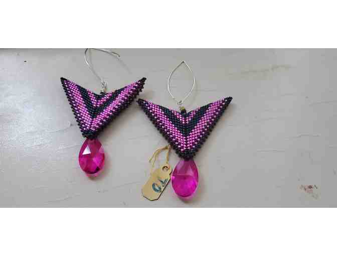 Handmade Delica and Seed Bead Earrings by Davala Designs - Photo 1