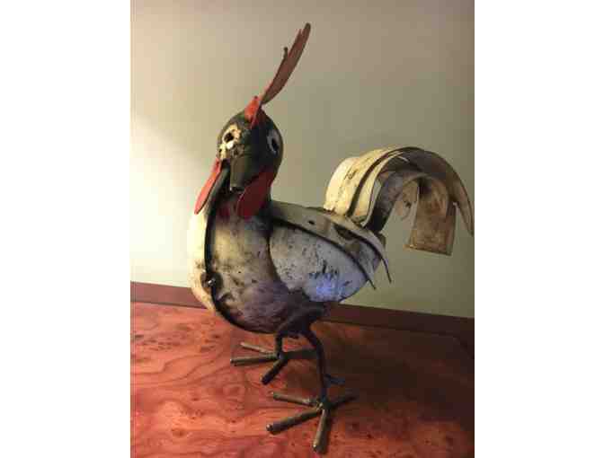 Tin Chicken Sculpture from South Africa