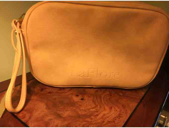 LaFlore Signature Travel Bag, Custom Designed by Jeane & Jax in Blush Vegan Leather