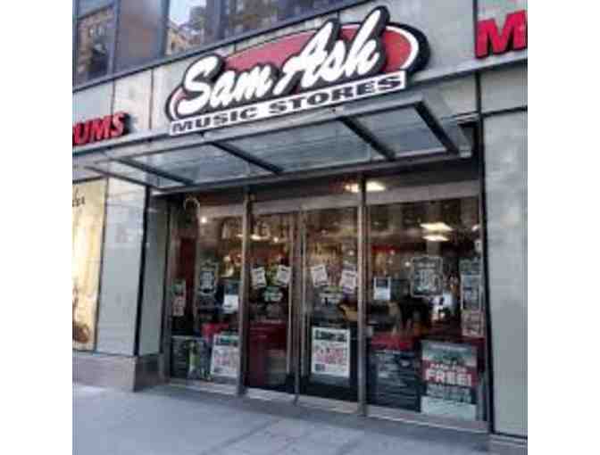 $100 Gift Certificate to Sam Ash Music Stores